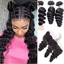 3 BUNDLES + FRONTAL (any texture any length)